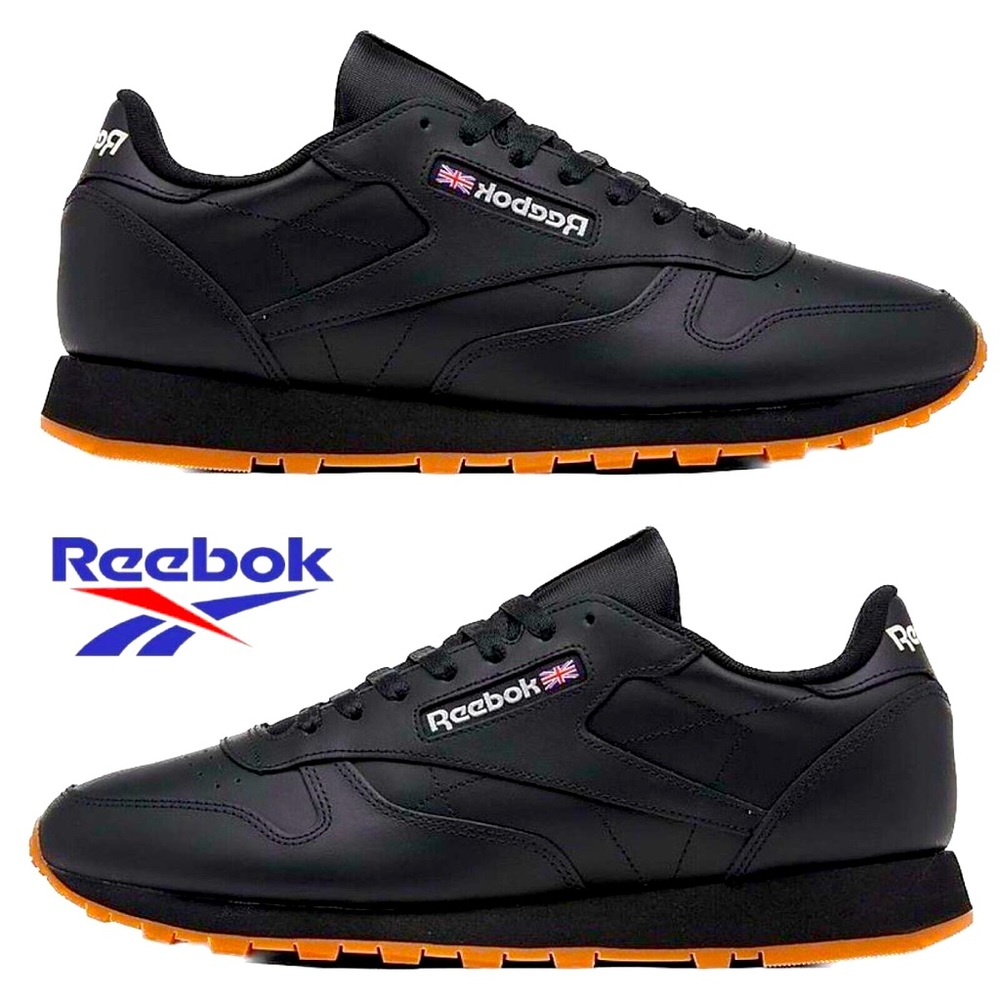 Reebok Men’s Classic Harman Run Shoes Black Size 12